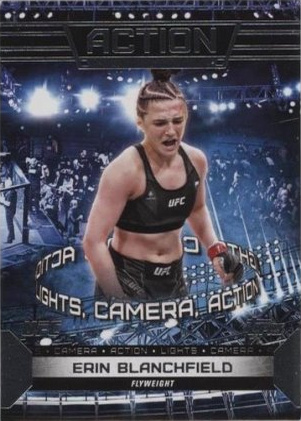 Erin Blanchfield 2024 Topps Knockout UFC Action (Lights, Camera, Action) #ACT-13 Emerald
