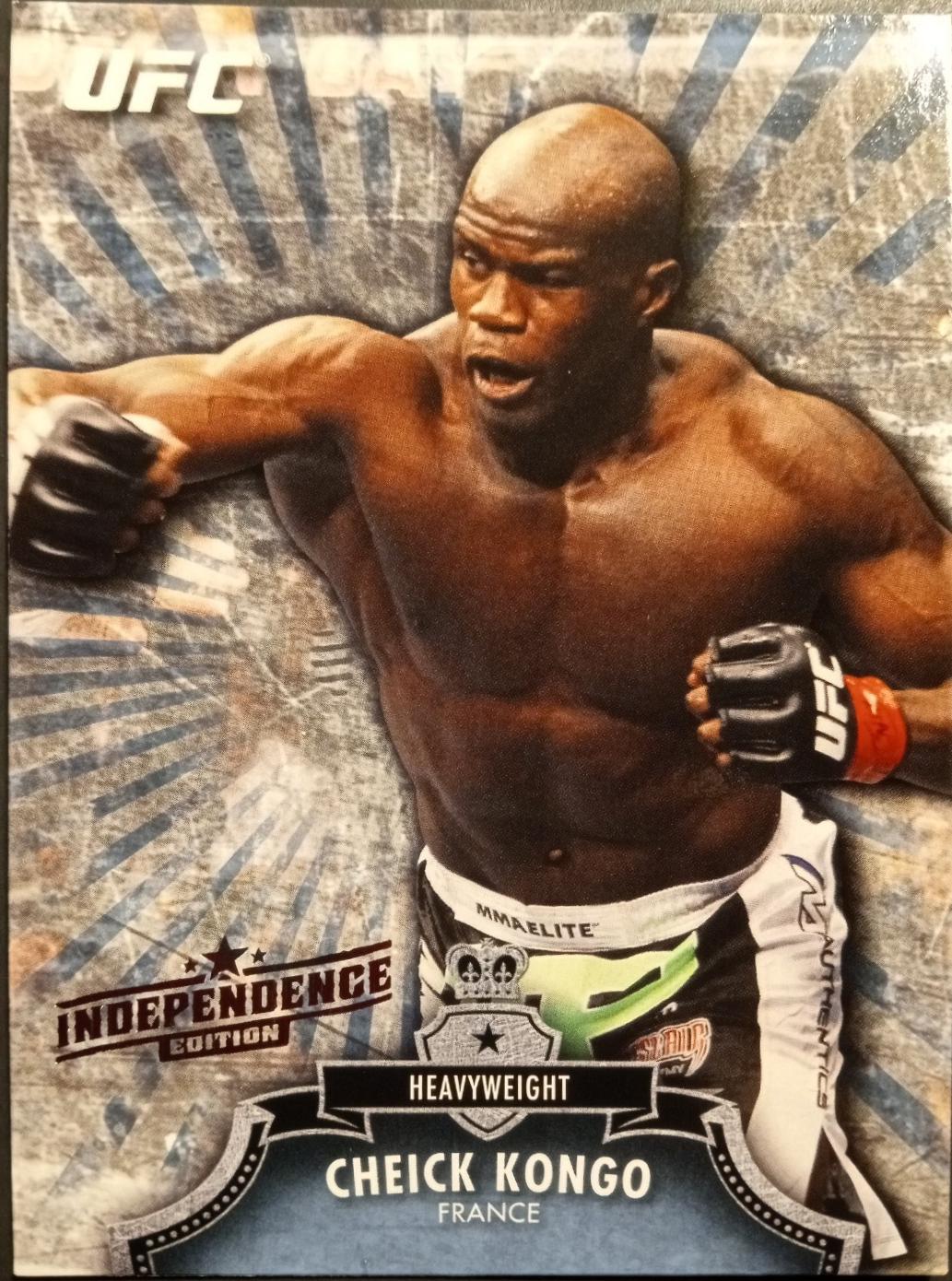 Cheick Kongo 2012 Topps UFC Bloodlines Base #40 Independence Edition