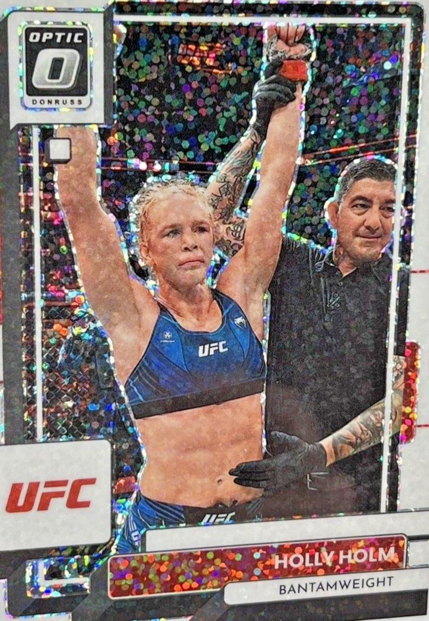 Holly Holm 2023 Panini Donruss Optic UFC Base #30 White Sparkle