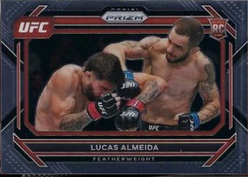 Lucas Almeida 2023 Panini Prizm UFC Base #75 Ruby Wave