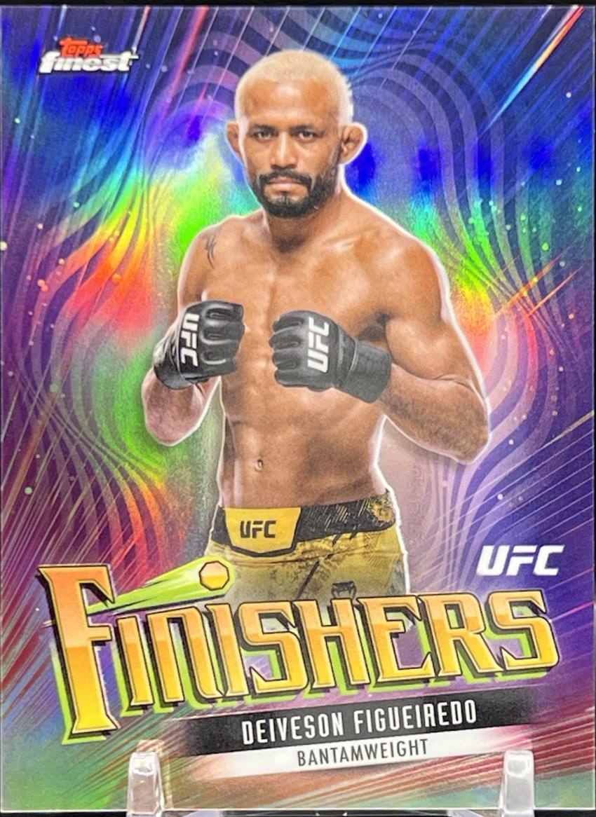 Deiveson Figueiredo 2024 Topps Finest UFC Finishers #FIN-8 Refractor