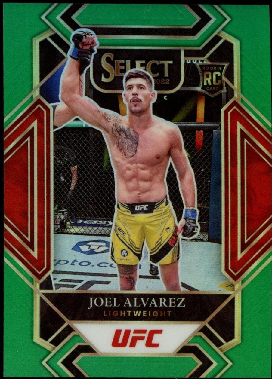 Joel Alvarez 2022 Panini Select UFC Mezzanine #356 Green