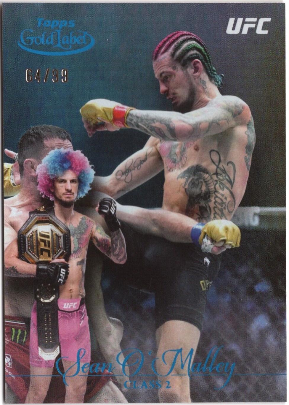 Sean O'Malley 2024 Topps Gold Label UFC Base Class II #47 Blue