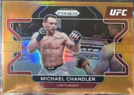 Michael Chandler 2022 Panini Prizm UFC Base #8 Orange