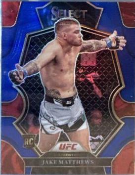 Jake Matthews 2023 Panini Select UFC Premier Level #114 Blue Disco