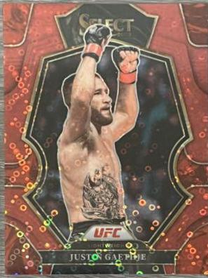Justin Gaethje 2023 Panini Select UFC Premier Level #135 Red Disco