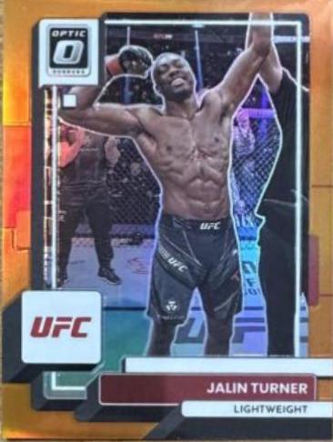 Jalin Turner 2023 Panini Donruss Optic UFC Base #54 Orange