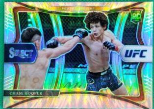 Chase Hooper 2021 Panini Select UFC Premier Level #125 Silver