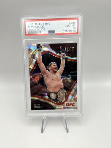 Stipe Miocic 2022 Panini Select UFC Octagonside #289 Cracked Ice