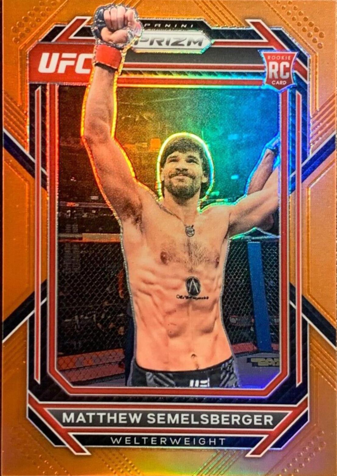 Matthew Semelsberger 2023 Panini Prizm UFC Base #152 Orange