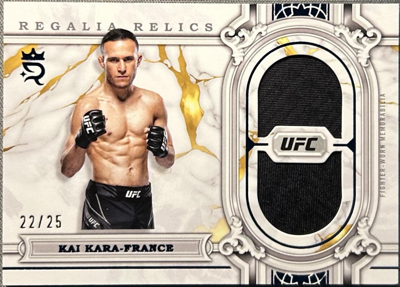 Kai Kara-France 2024 Topps Royalty UFC Regalia Relics #RAR-45 Blue