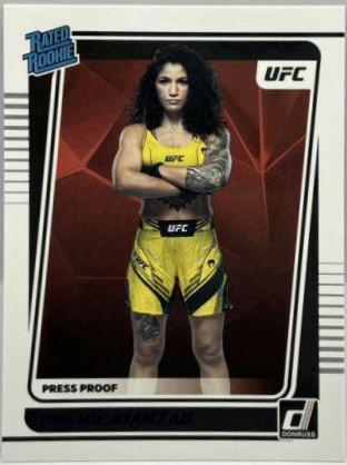 Pannie Kianzad 2022 Panini Donruss UFC Base #220 Press Proof Purple