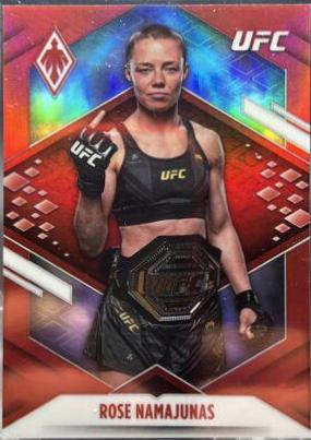Rose Namajunas 2022 Panini Chronicles UFC Base Phoenix #304 Red