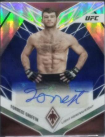 Forrest Griffin 2023 Panini Chronicles UFC Phoenix Autographs #17 Blue