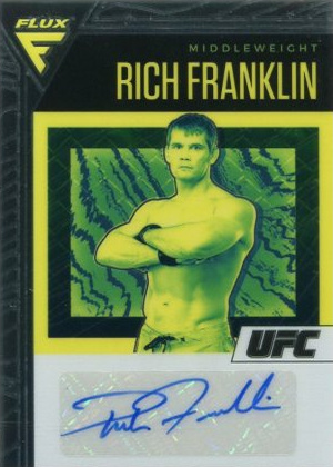 Rich Franklin 2021 Panini Chronicles UFC Flux Auto #31 Black