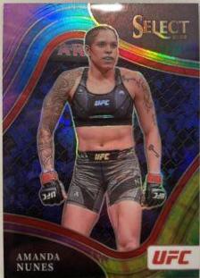 Amanda Nunes 2022 Panini Select UFC Mezzanine #302 Green
