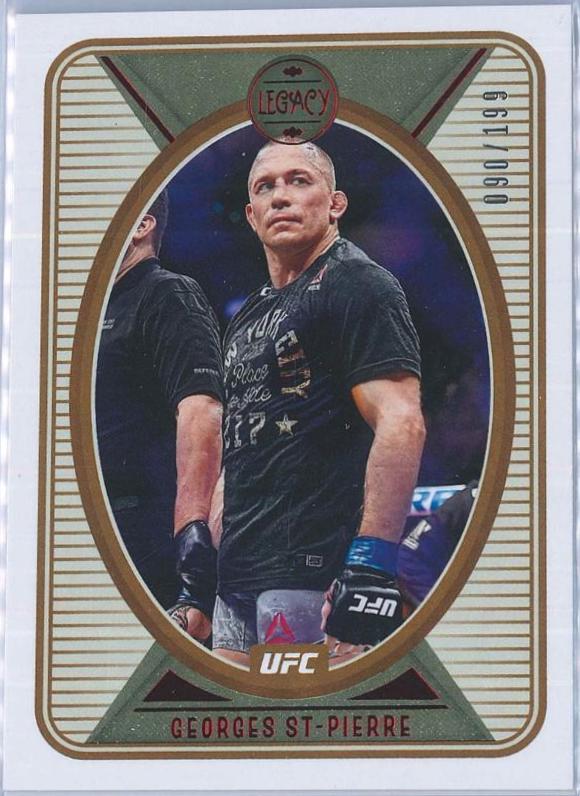 Georges St-Pierre 2022 Panini Chronicles UFC Base Legacy #141 Red