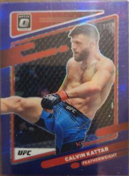Calvin Kattar 2022 Panini Donruss Optic UFC Base #68 Purple