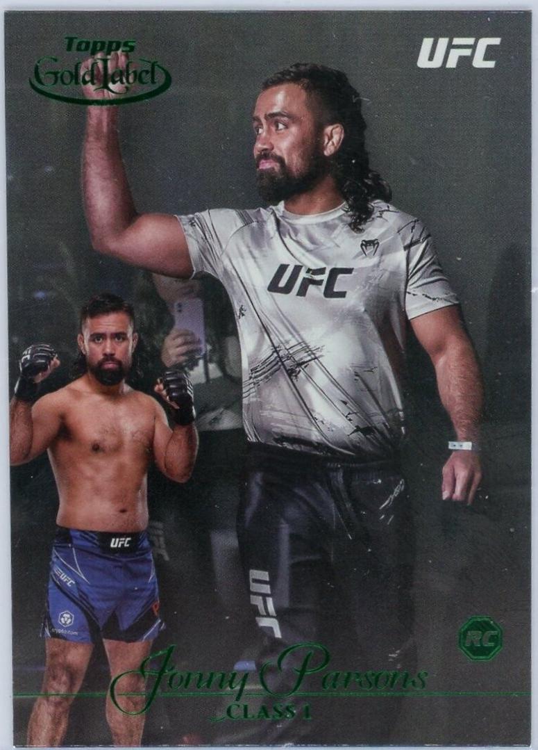 Jonny Parsons 2024 Topps Gold Label UFC Base Class III #5 Green