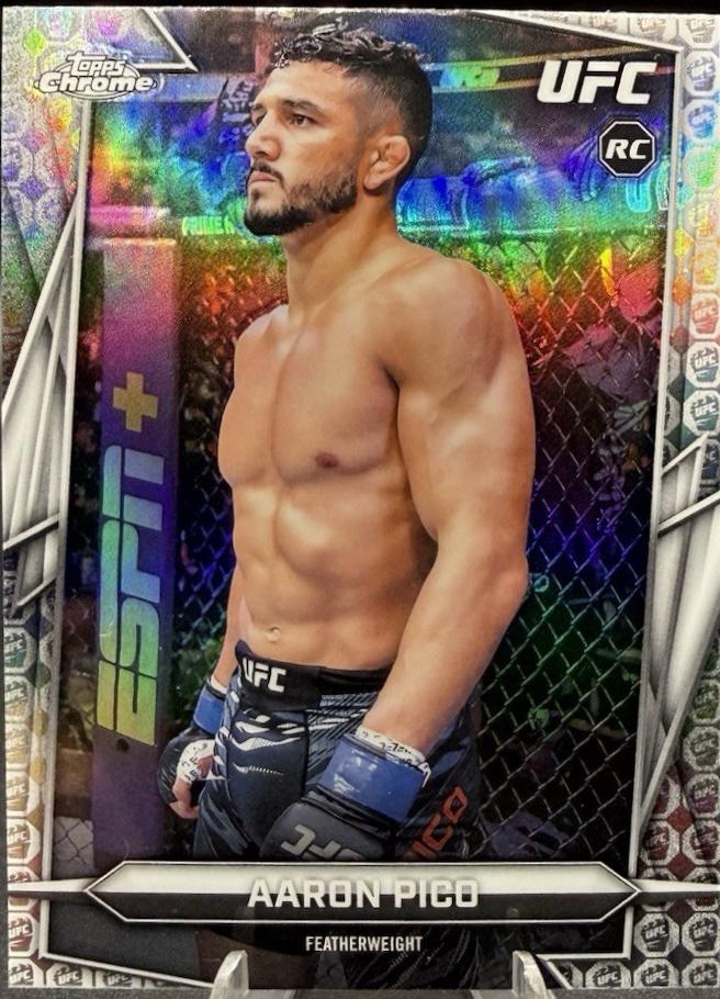 Aaron Pico 2026 Topps Chrome UFC Base #88 UFC Glove Refractor
