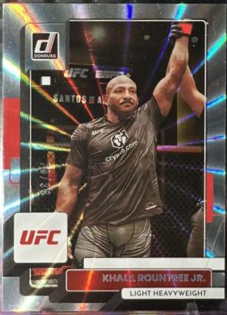 Khalil Rountree Jr. 2023 Panini Donruss UFC Base #183 Laser