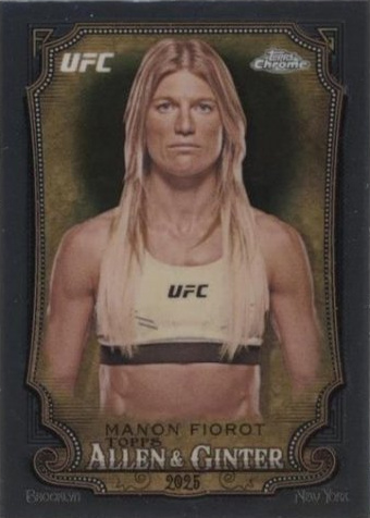 Manon Fiorot 2025 Topps Chrome UFC Allen & Ginter #AAG-9 Superfractor