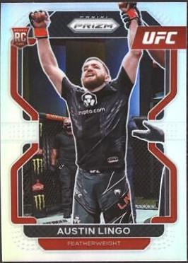 Austin Lingo 2022 Panini Prizm UFC Base #109 Silver