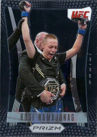 Rose Namajunas 2022 Panini Prizm UFC Prizm Flashback #2 Black