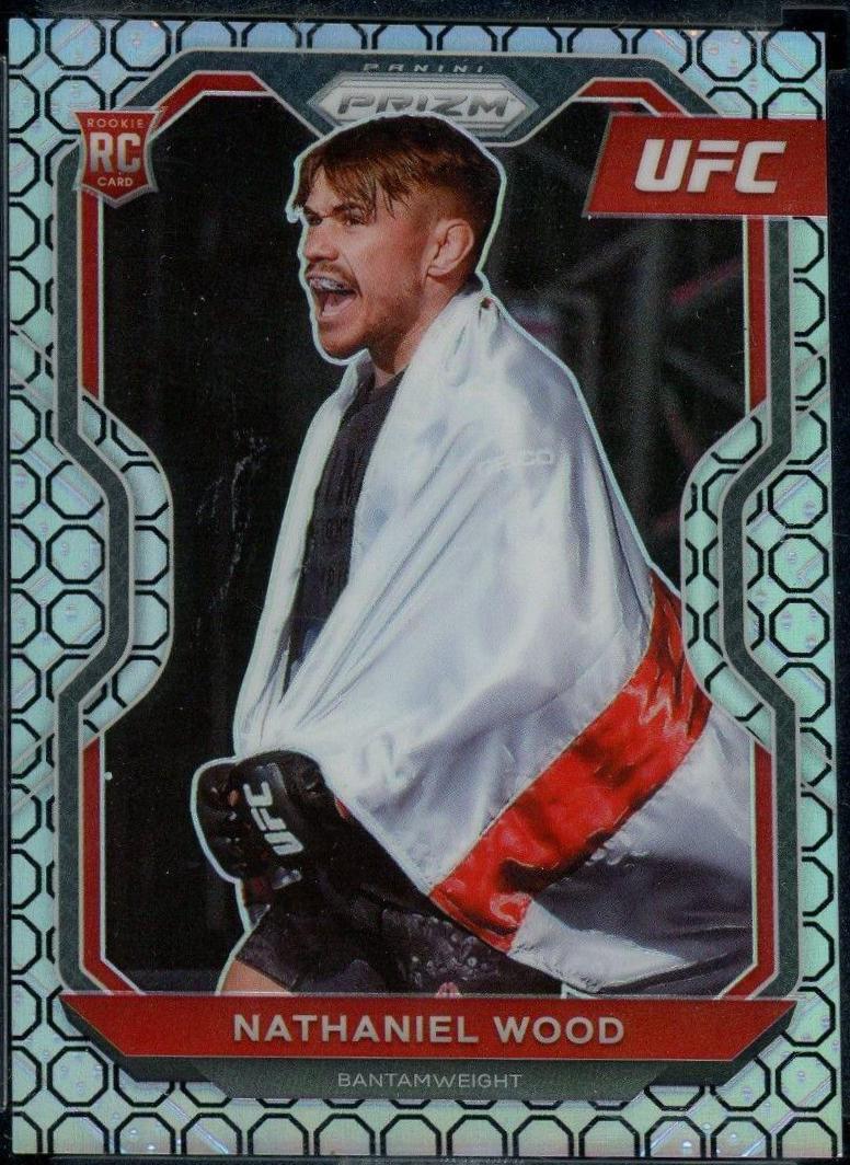 Nathaniel Wood 2021 Panini Prizm UFC Base #39 Octagon