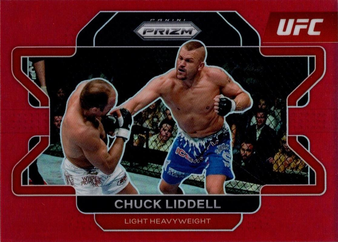 Chuck Liddell 2022 Panini Prizm UFC Base #9 Red