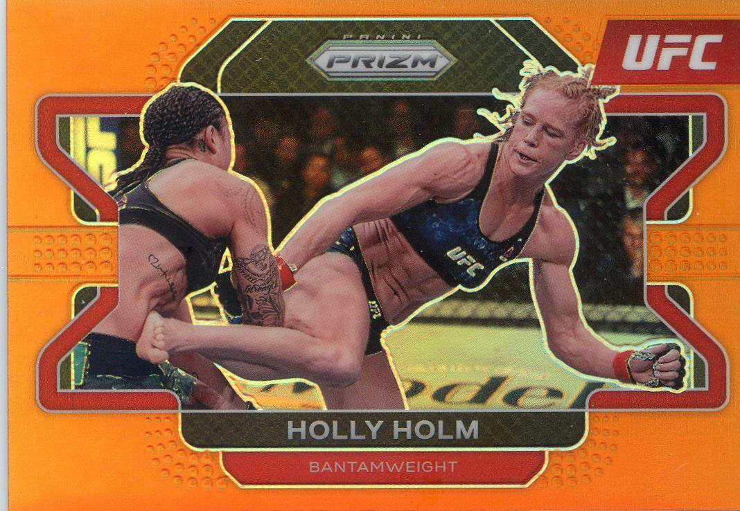 Holly Holm 2022 Panini Prizm UFC Base #3 Orange