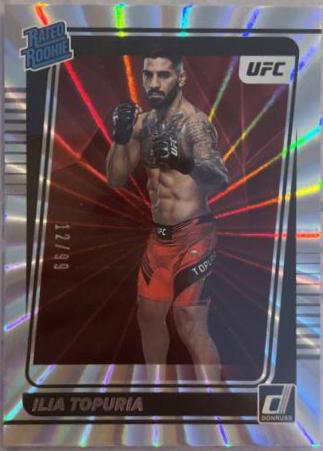 Ilia Topuria 2022 Panini Donruss UFC Base #215 Silver