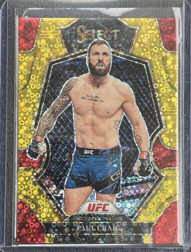 Paul Craig 2023 Panini Select UFC Premier Level #139 Gold Disco