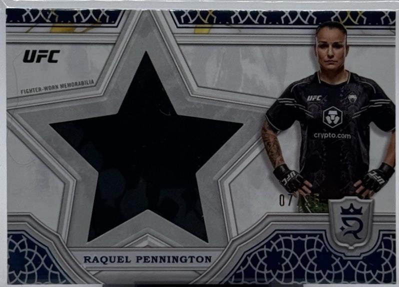 Raquel Pennington 2024 Topps Royalty UFC Star Relics #SRR-40 Blue