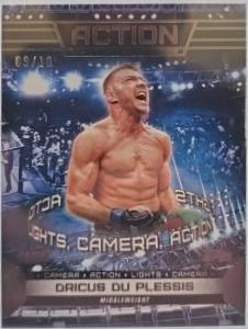 Dricus Du Plessis 2024 Topps Knockout UFC Action (Lights, Camera, Action) #ACT-4 Black