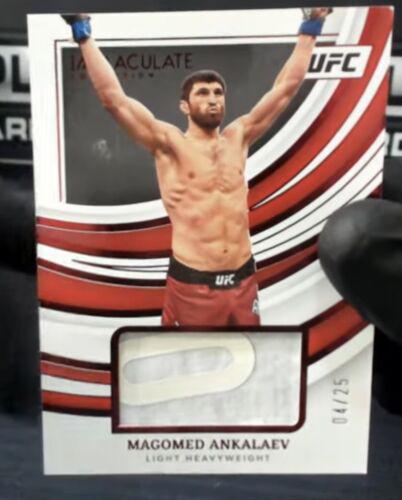 Magomed Ankalaev 2022 Panini Immaculate UFC Base #22 Red