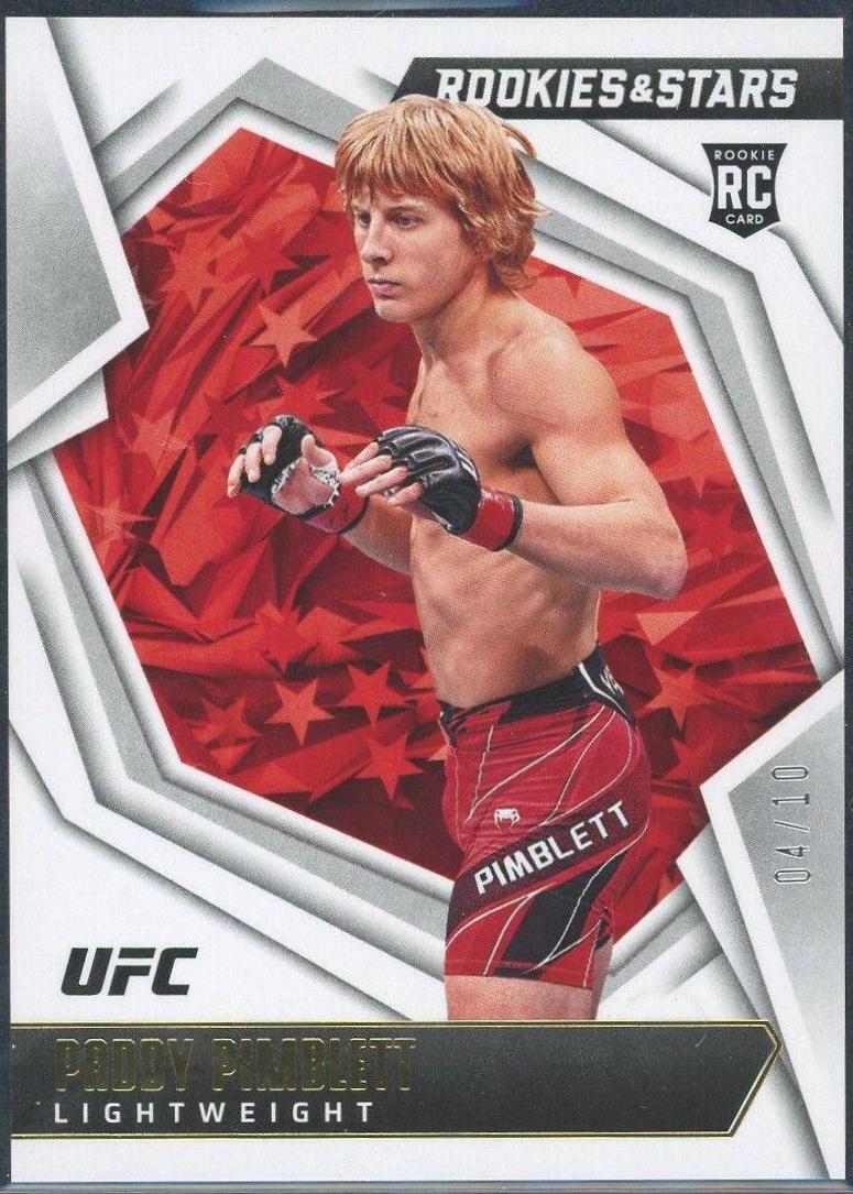 Paddy Pimblett 2022 Panini Chronicles UFC Base Rookies and Stars #181 Gold