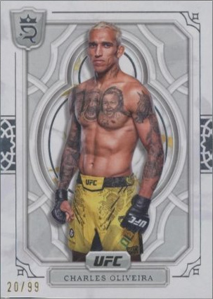 Charles Oliveira 2024 Topps Royalty UFC Base #87 Platinum