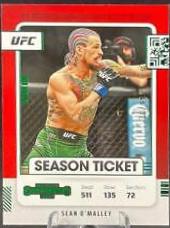 Sean O'Malley 2022 Panini Chronicles UFC Base Contenders Season Ticket #105 Green