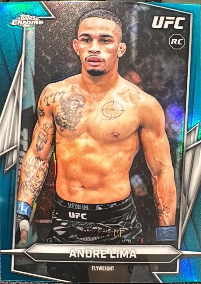 Andre Lima 2026 Topps Chrome UFC Base #193 Teal Refractor