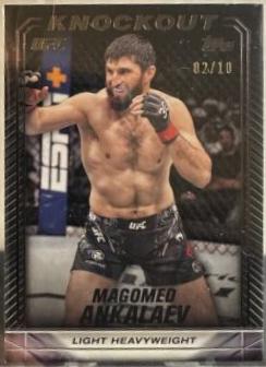 Magomed Ankalaev 2024 Topps Knockout UFC Base #55 Black