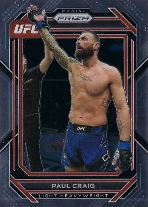 Paul Craig 2023 Panini Prizm UFC Base #164 Black