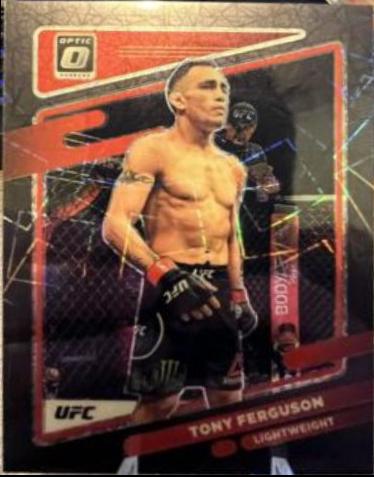 Tony Ferguson 2022 Panini Donruss Optic UFC Base #49 Black Velocity