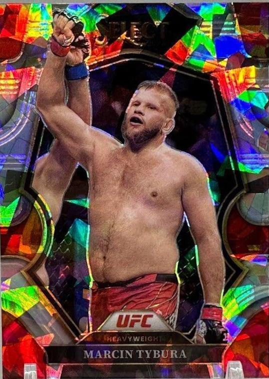 Marcin Tybura 2023 Panini Select UFC Premier Level #166 Cracked Ice