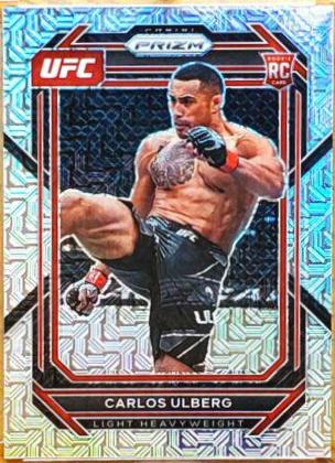 Carlos Ulberg 2023 Panini Prizm UFC Base #134 Mojo