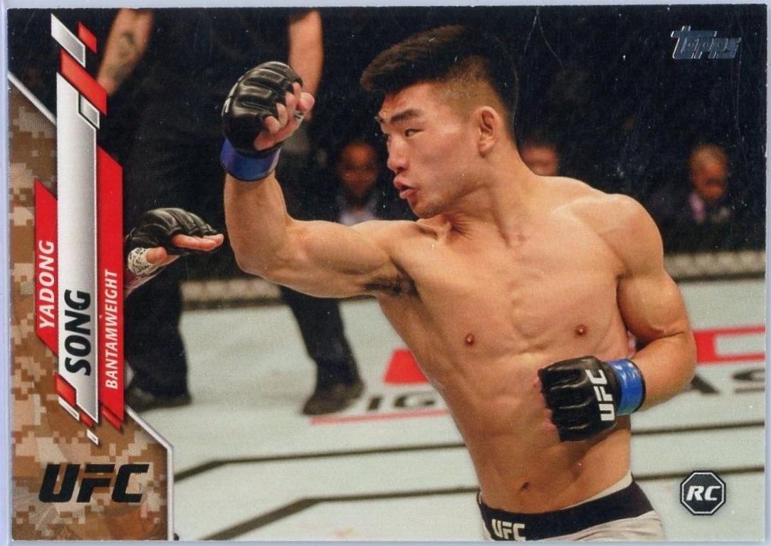 Song Yadong 2020 Topps UFC Base #89 Camo