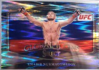 Khabib Nurmagomedov 2022 Panini Select UFC Global Icons #26 Silver