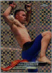 Colby Covington 2018 Topps Chrome UFC Base #40 Xfractor