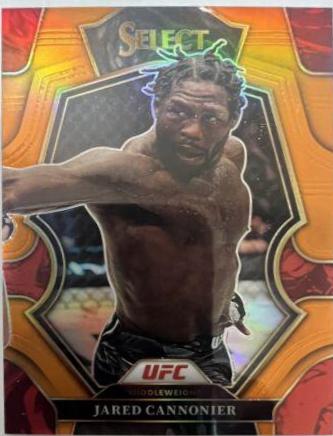 Jared Cannonier 2023 Panini Select UFC Premier Level #193 Orange