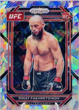 Rinat Fakhretdinov 2023 Panini Prizm UFC Base #116 Ice